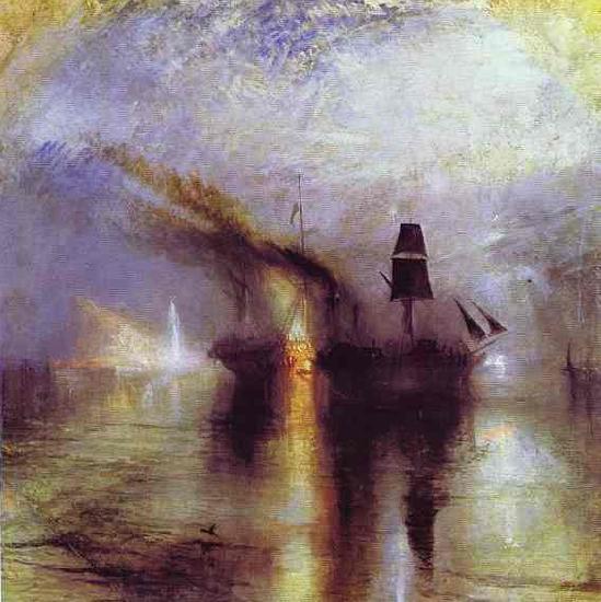 J.M.W. Turner Peace - Burial at Sea. oil painting image